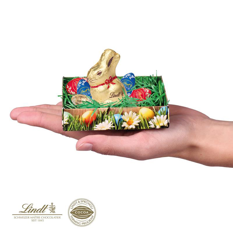 Osternest mit Schokolade von Lindt
