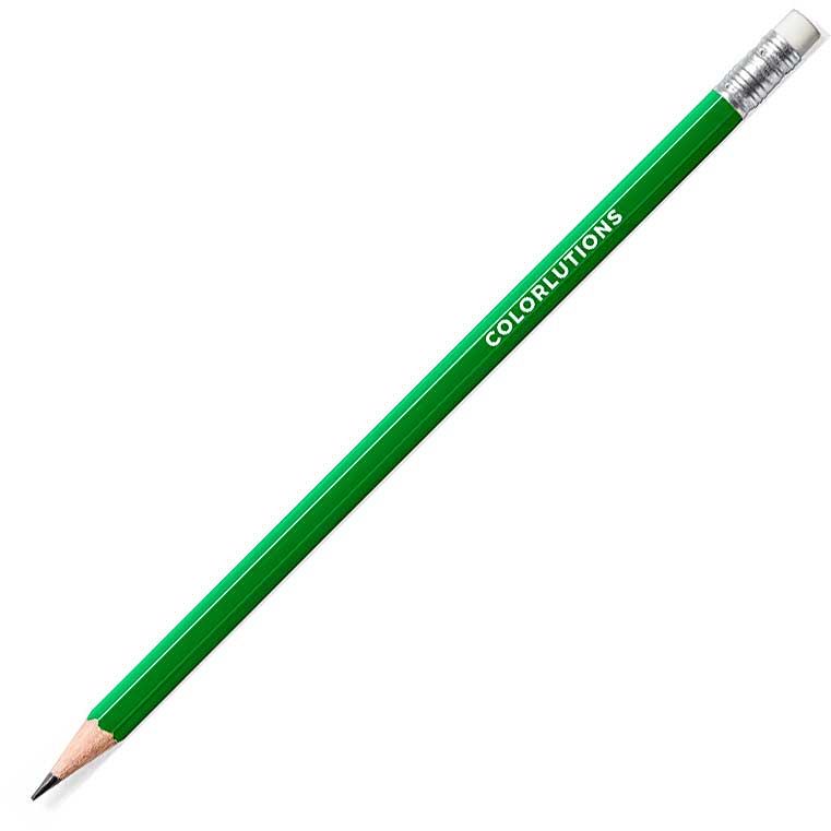 STAEDTLER Bleistift, hexagonal, farbig lackiert, mit Radiertip