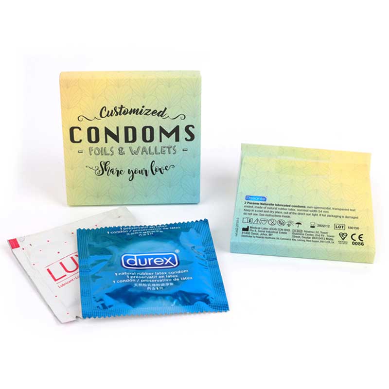Kondombriefchen 64duo Kondom und Gleitmittel
