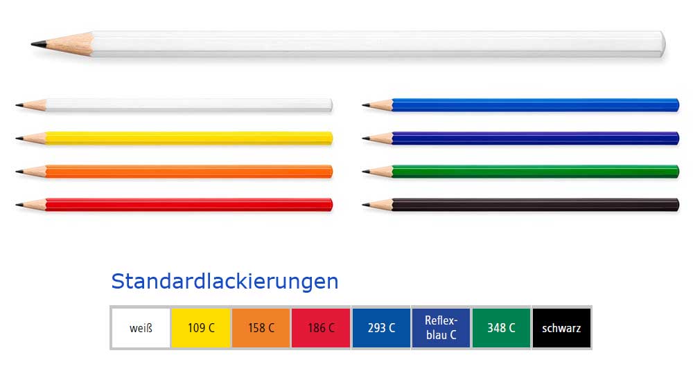 STAEDTLER Bleistift, hexagonal, farbig lackiert, mit Tauchkappe