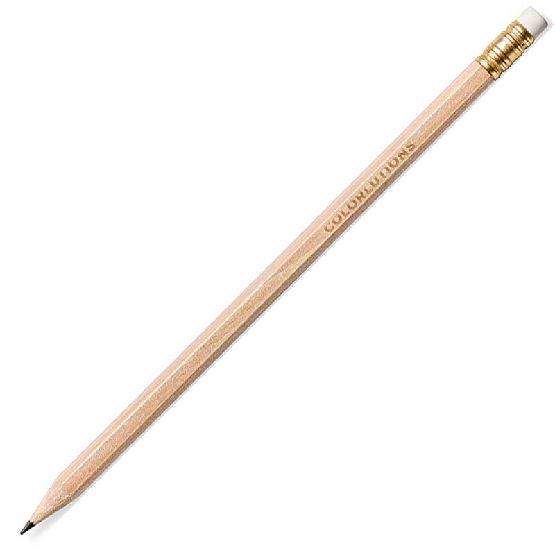 TAEDTLER Bleistift, hexagonal, naturbelassen, mit Radiertip 
