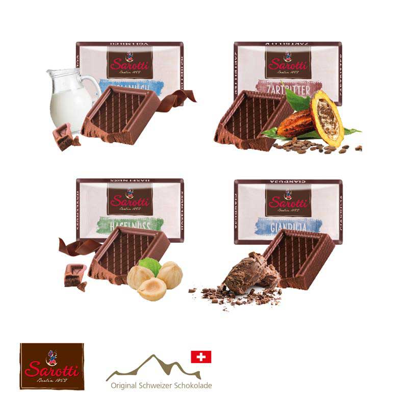 Tisch-Adventskalender aus Graspapier mit Fairtrade-Kakao Organic