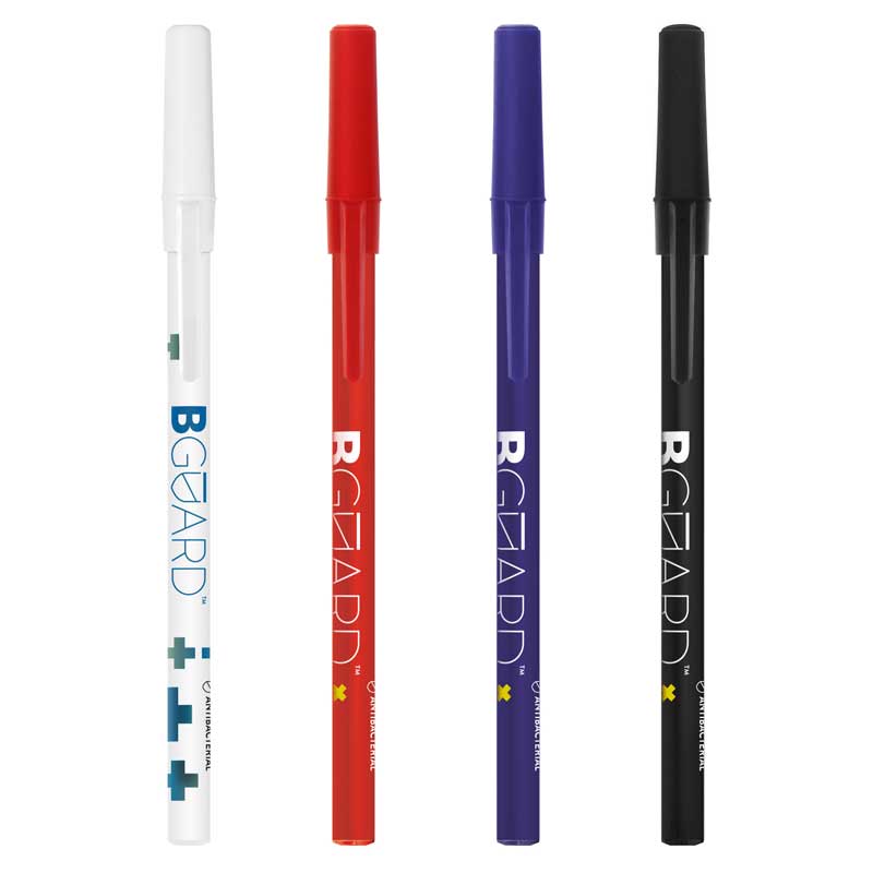 BIC® Round Stic BGUARD™ Antibacterial Kugelschreiber - Farben