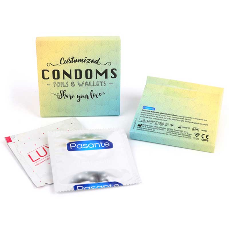 Kondombriefchen 64duo Kondom und Gleitmittel 