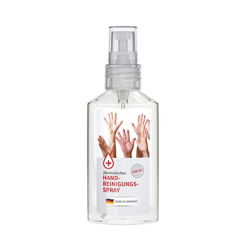 50 ml Spray - Handreinigungsspray (alk.) - Body Label