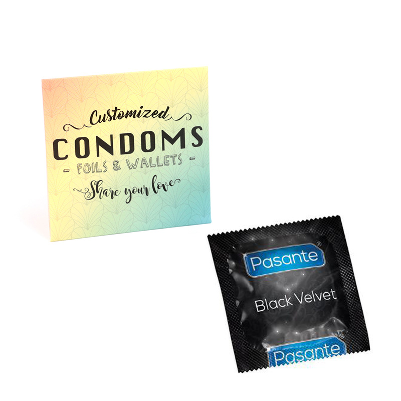 Kondombriefchen 64duo Pasante Black